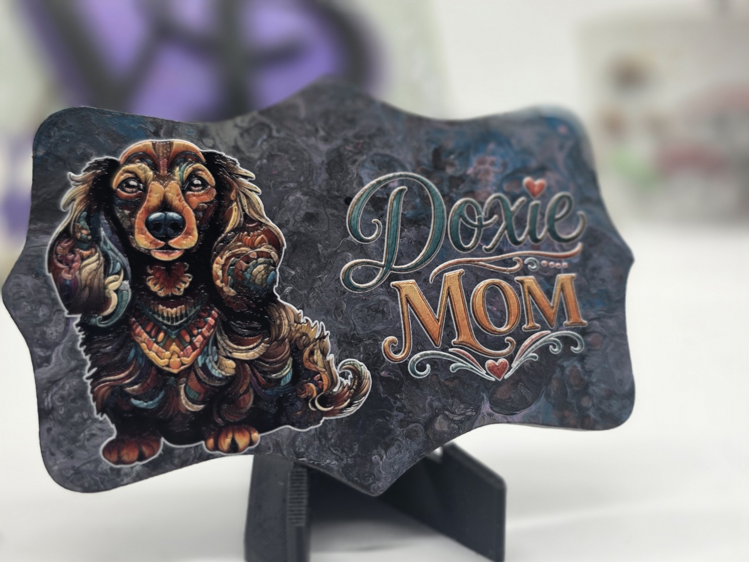 Doxie Mom plaque